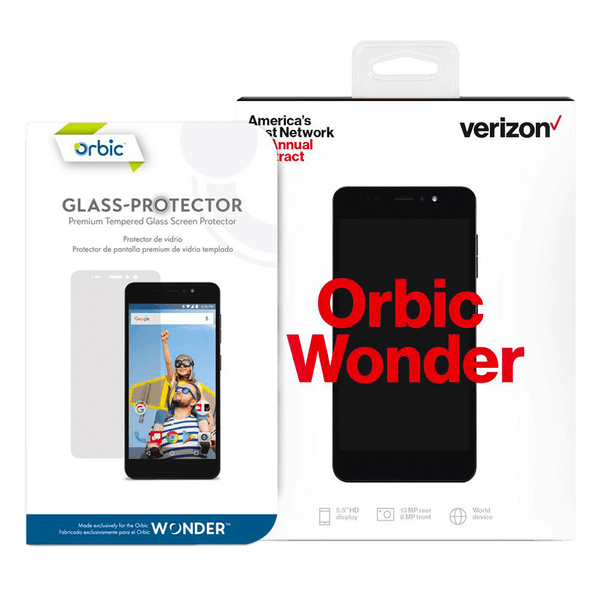 Orbic Wonder Verizon Prepaid Premium Tempered Glass Screen Protector