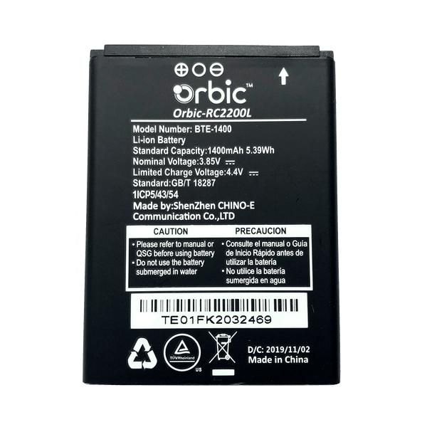 Battery for Orbic Journey / Journey V / Journey R